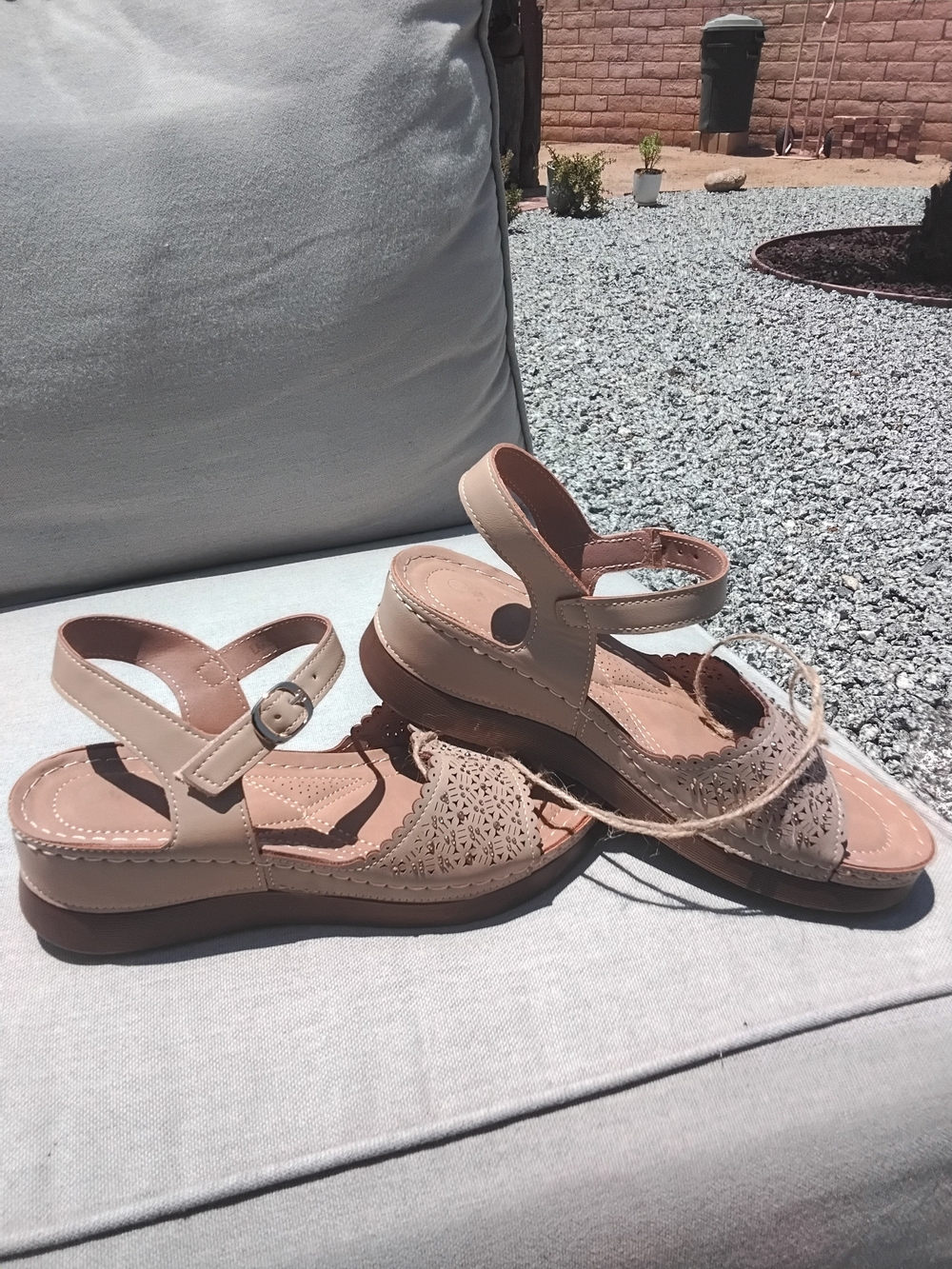 PATRIZIA By Spring Step Rhinestone Sandels Size 9